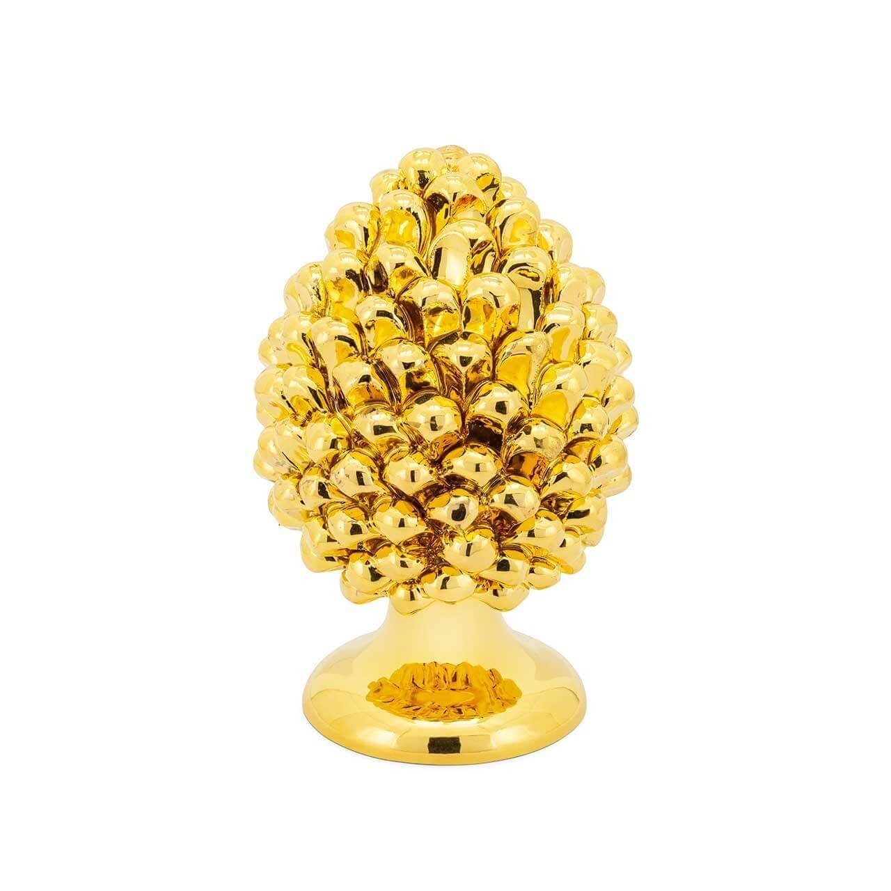 600959-01 ABHIKA СОСНОВАЯ ШИШКА НАСТОЯЩЕЕ ЗОЛОТО H20 GOLD 