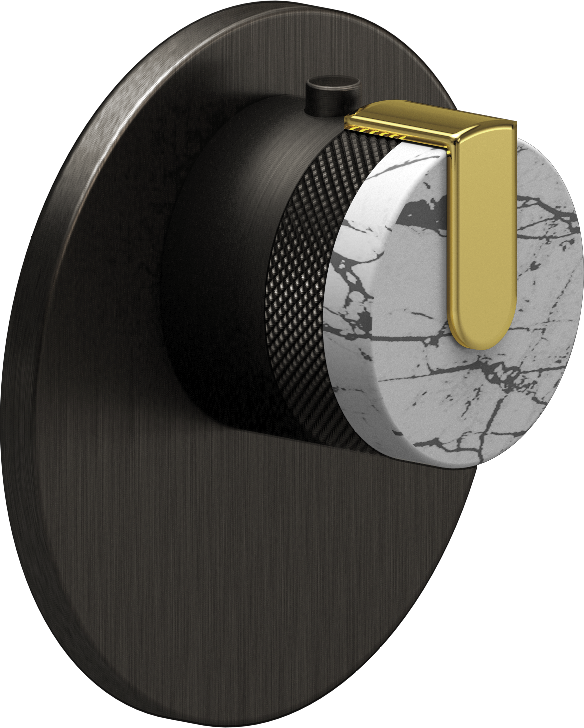 E-8027-R2MWE-L1AU-BOX-T Термостатический переключатель 3/4-Внешняя часть GRAFF MOD+