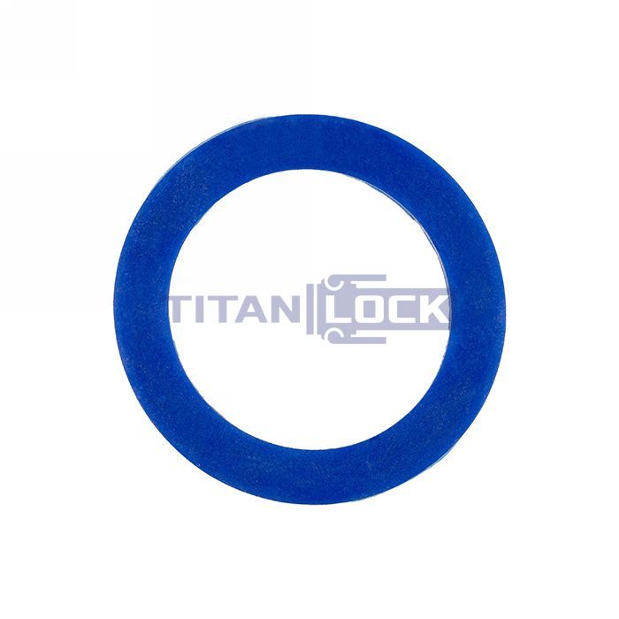 Уплотнение для молочных муфт, SMS 1 1/4", силикон (синий) TL1.1/4SIL-S TITAN LOCK  - Вид №1