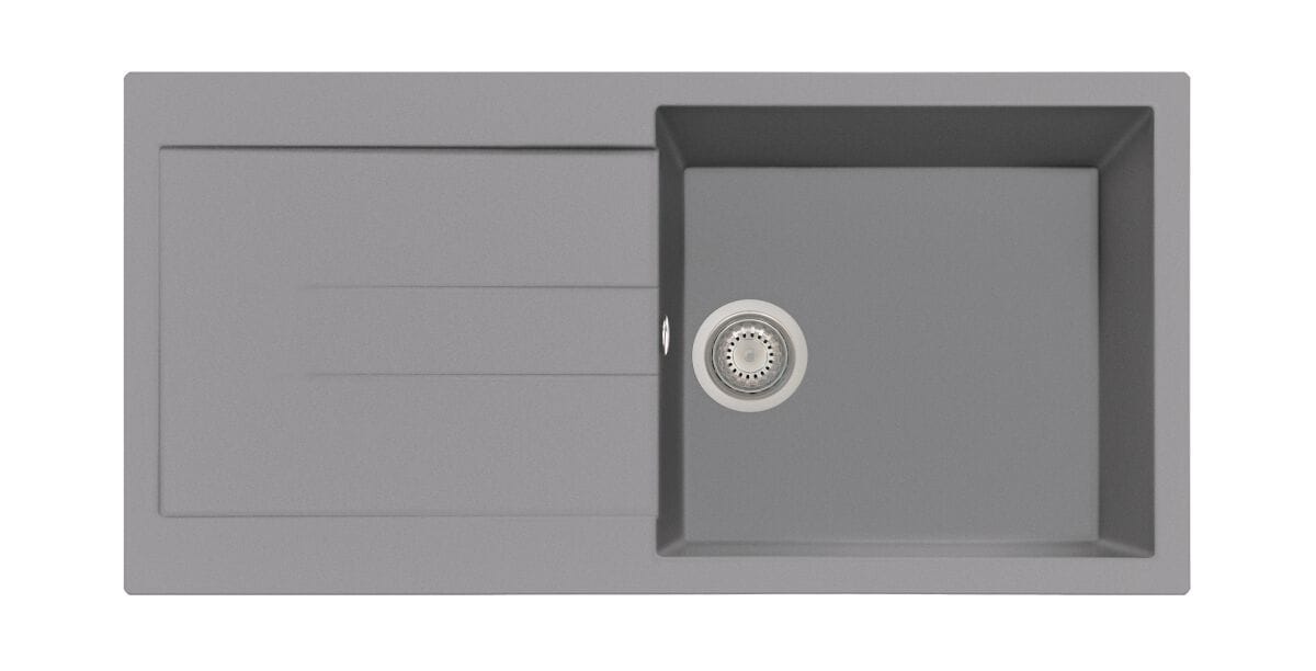 Раковина с одной чашей из композитного материала с поддоном TASCA композитные раковины ARCH-00148621 - Вид №5