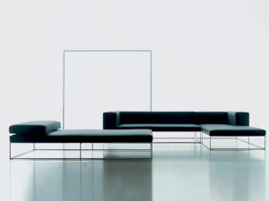 Кожаный диван