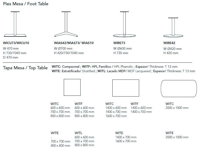 Mobboli Квадратный стол в мдф Wide sun-id-1512265 - Вид №3