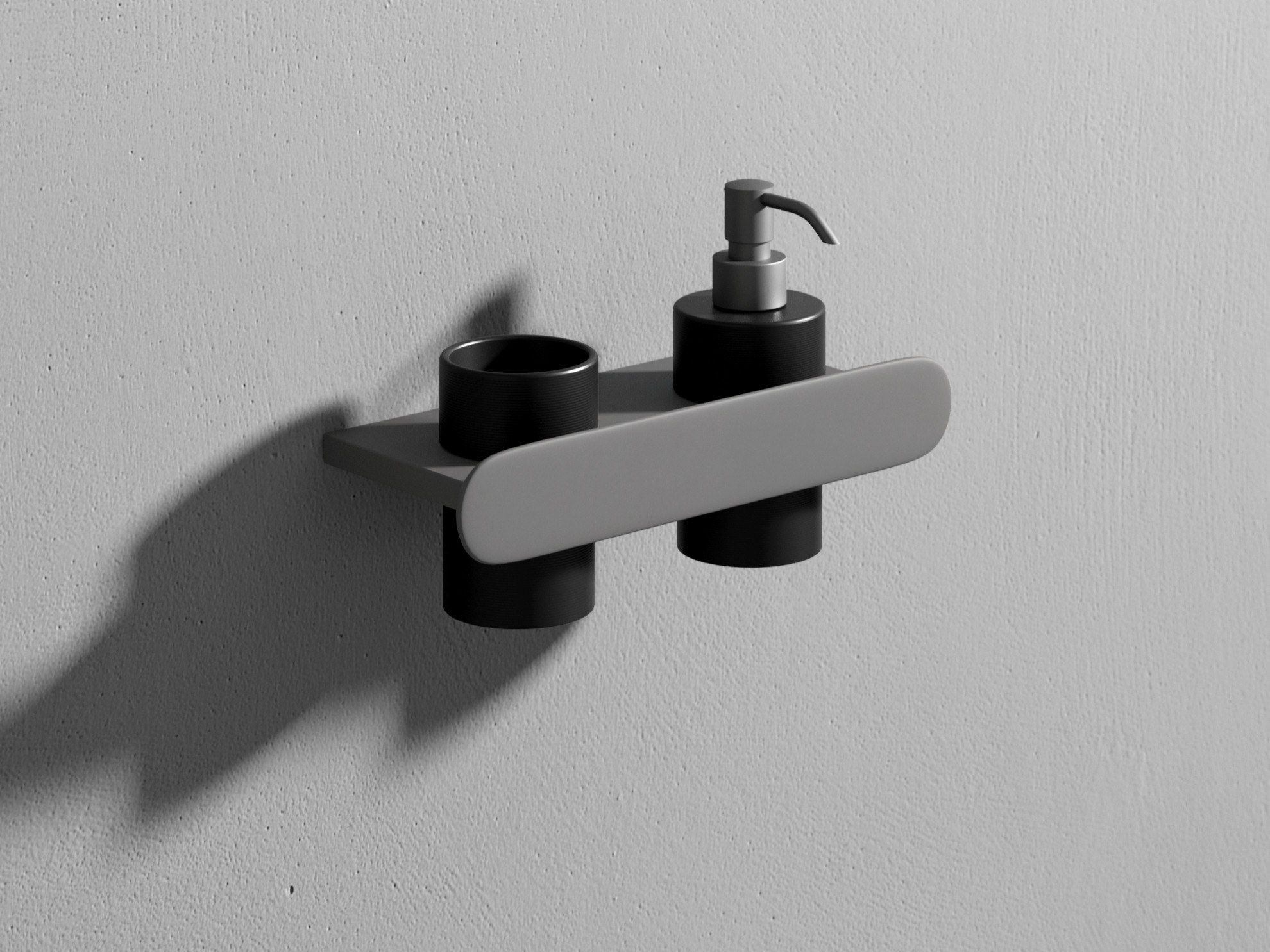 Дозатор мыла / держатель зубной щетки Corian® Rexa MOON ARCH-00008791