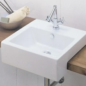 TFL023 Полувстраиваемая раковина консольная 50 см белая ArtCeram Washbasins