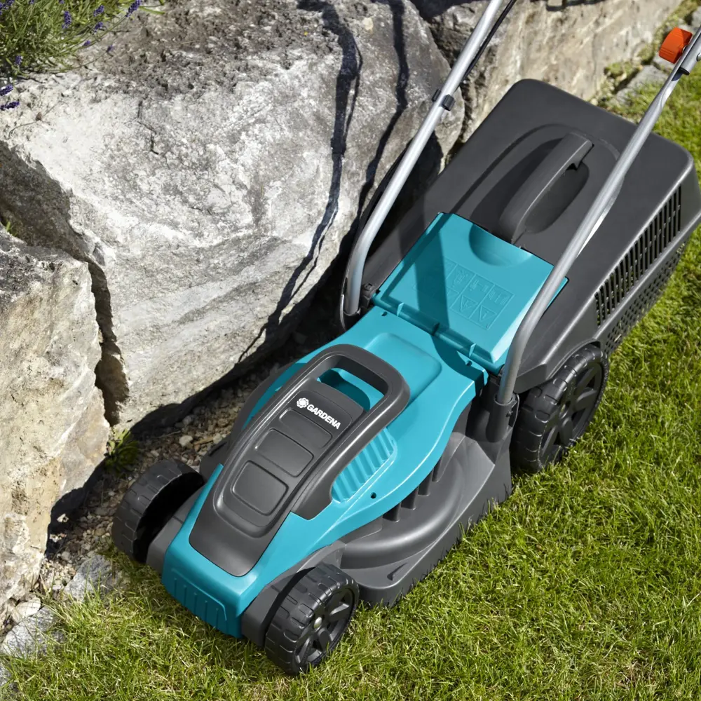 Газонокосилка электрическая Gardena PowerMax 1100/32 1100 Вт 32 см 18475338 STLM-2161796  - Вид №8