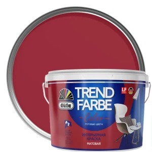 Краска для стен и потолков Trend Farbe цвет Пряная вишня 1 л 81970803 STLM-2048648