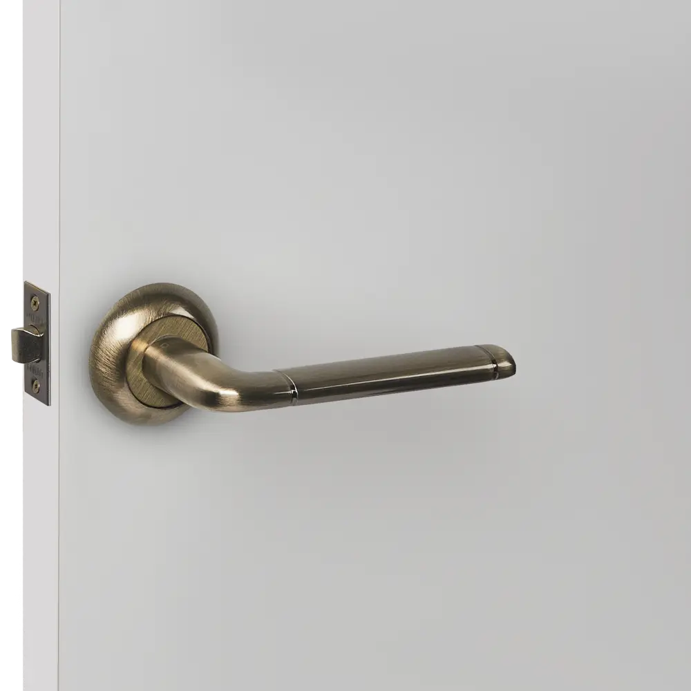 Дверные ручки Punto Rex без запирания цвет бронза STLM-2180042 - Вид №4