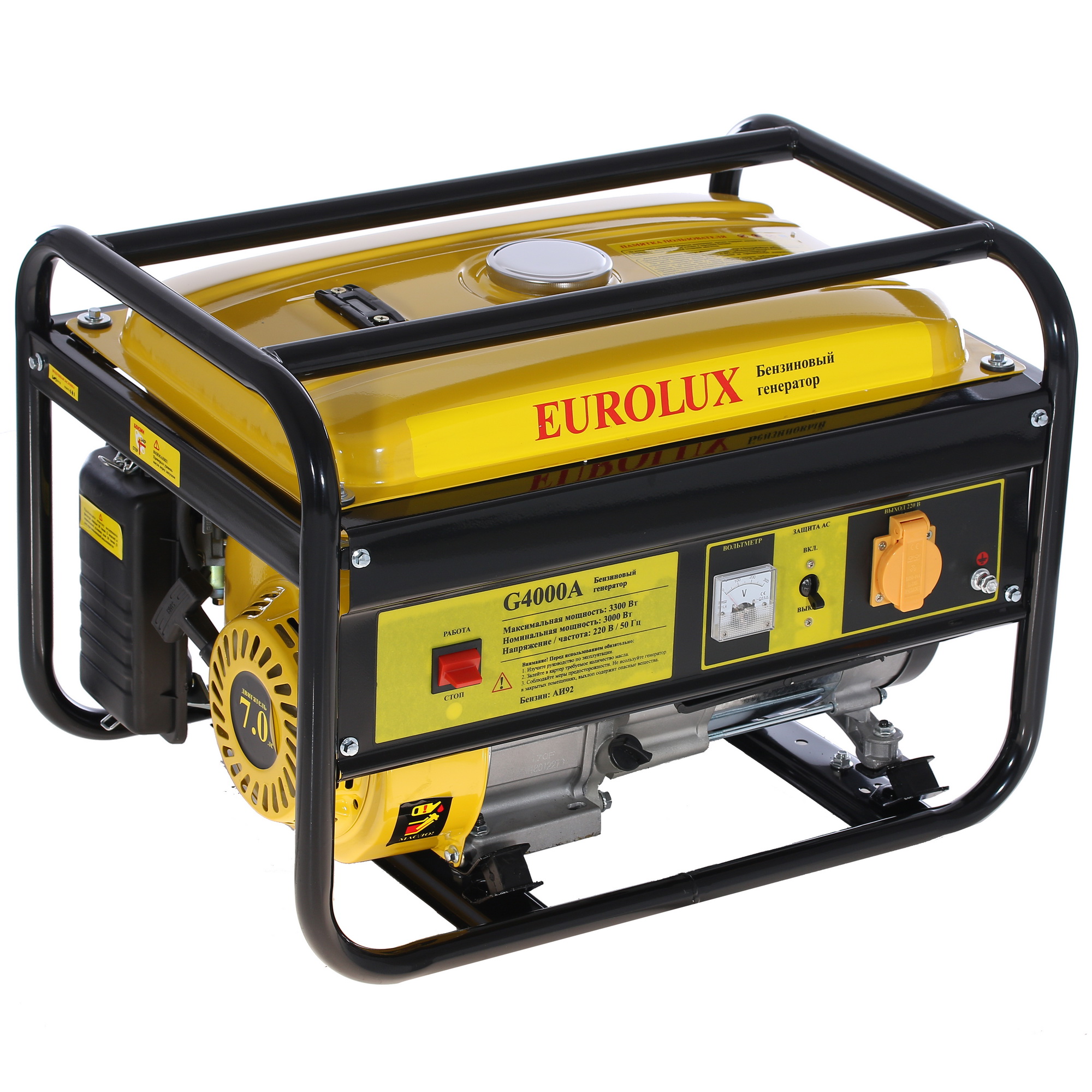 Электрогенератор   бензиновый Eurolux G4000A 1173189 STDN-0030120