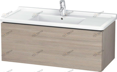 LC616603131 L-Cube Тумбочка подвесная Сосна серебристая, декор Duravit