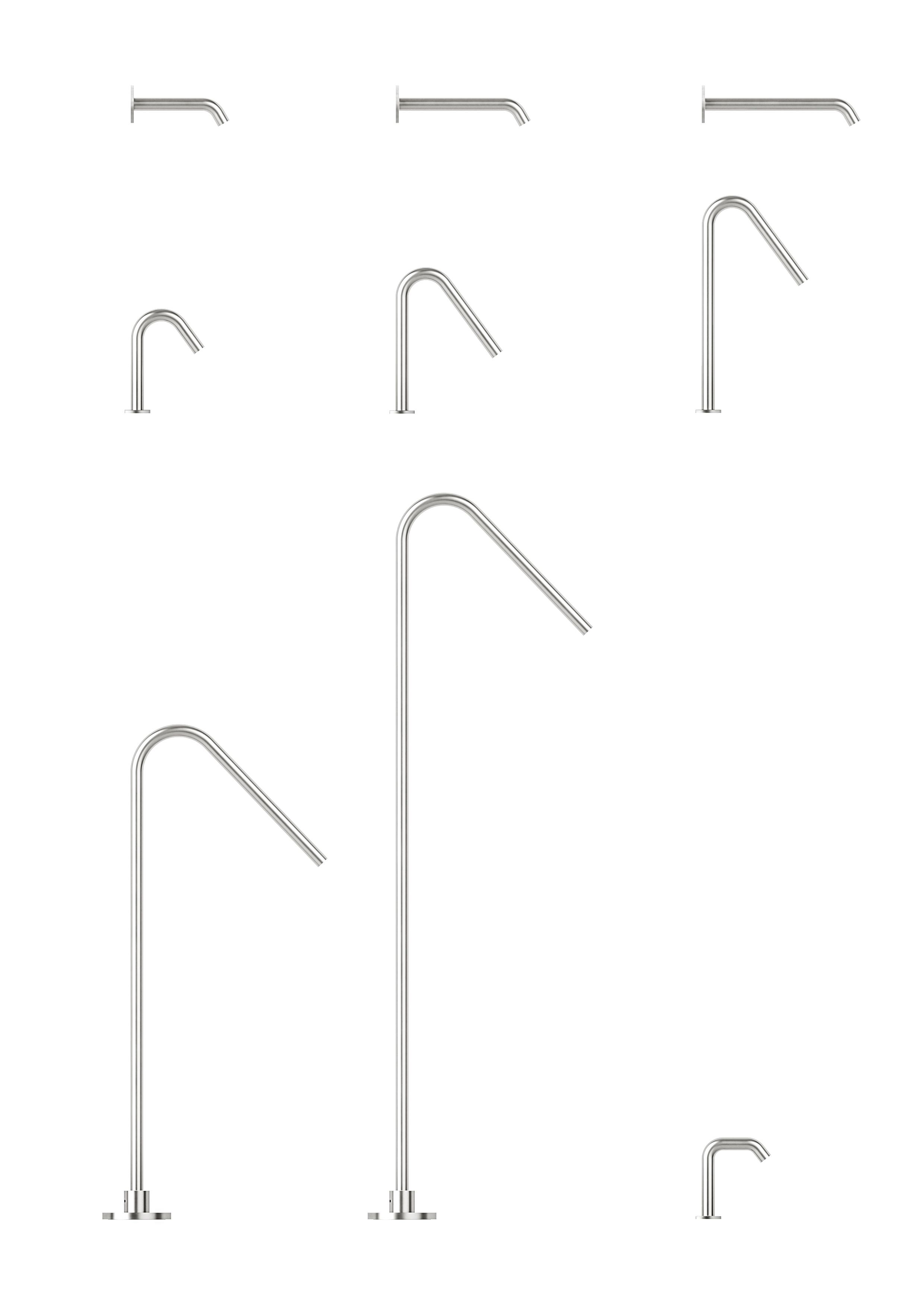 Настенный смеситель для раковины из нержавеющей стали с 2 отверстиями Falper водоносный горизонт ARCH-00072856 - Вид №7