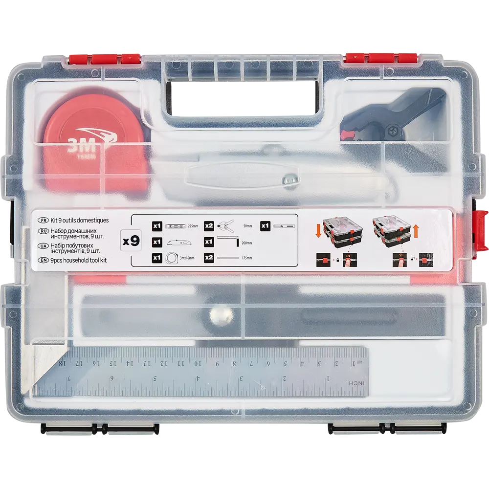 Набор инструментов, в кейсе, 9 шт Santreyd STLM-2073522 - Вид №2