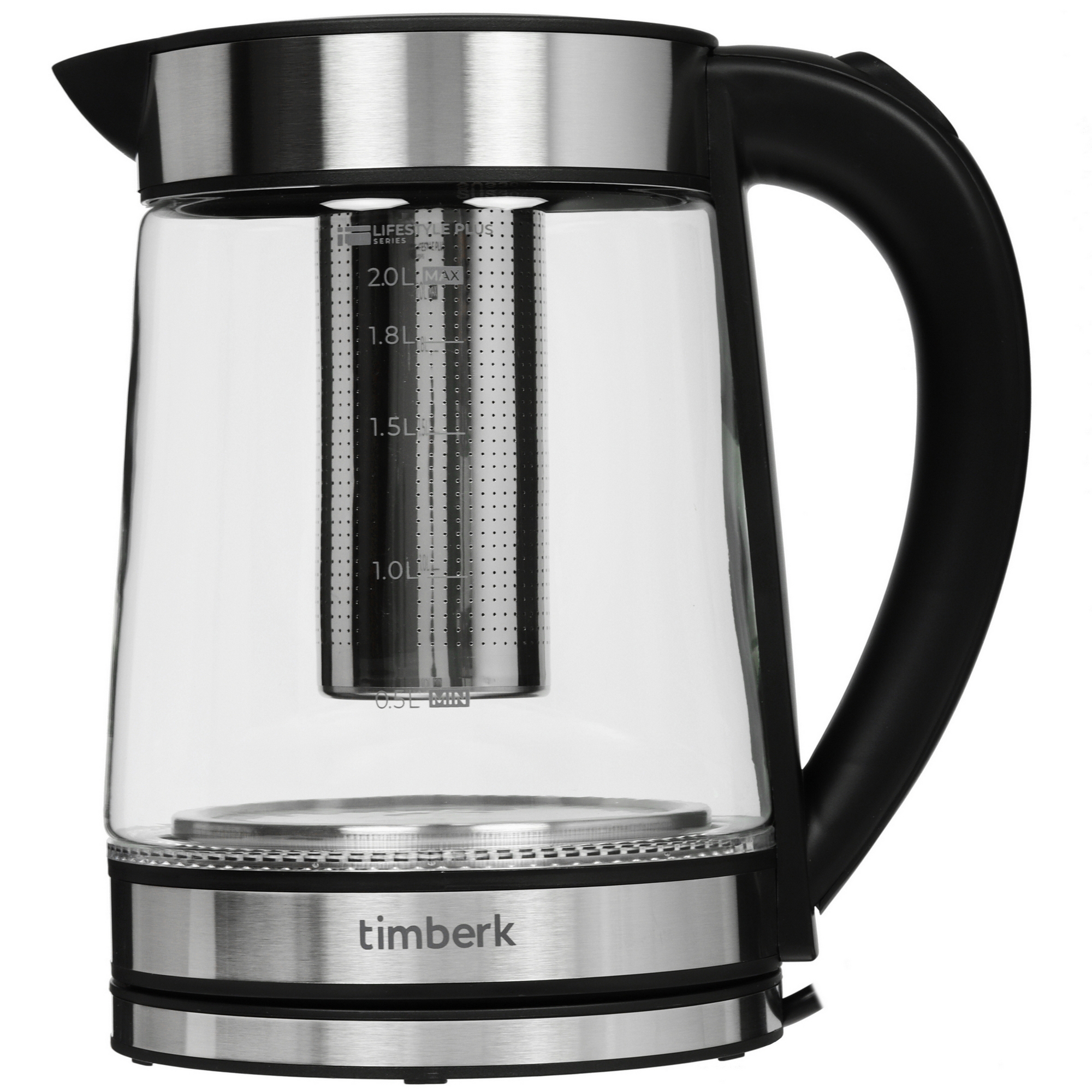 9091196 Электрочайник Timberk T-EK27G01 черный STDN-0084321 - Вид №1