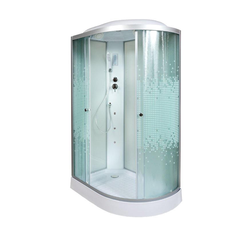 BМ1510 с гм. и эл. BLACK Душевая кабина DETO Серия ВМ L 902 L с гм. и эл.