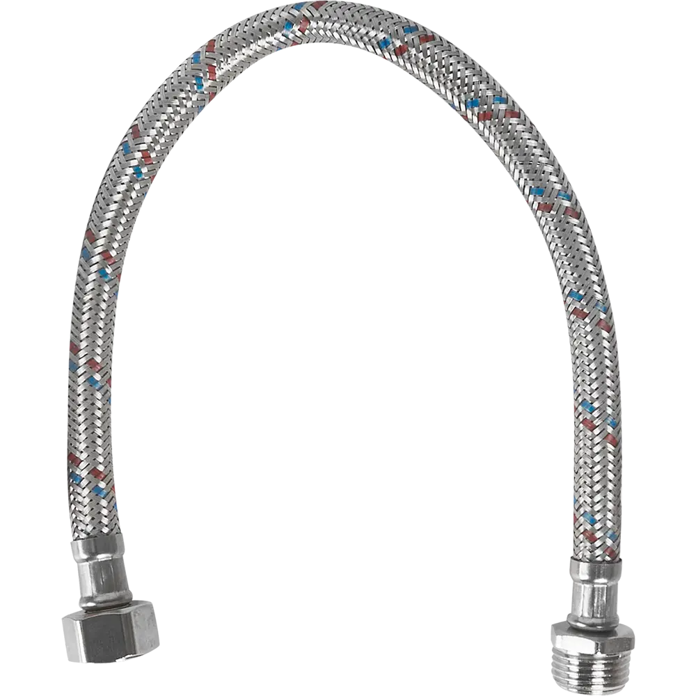 Гибкая подводка для воды Aquabeam 1/2"x1/2" гайка - штуцер 40 см STLM-2074223 - Вид №2