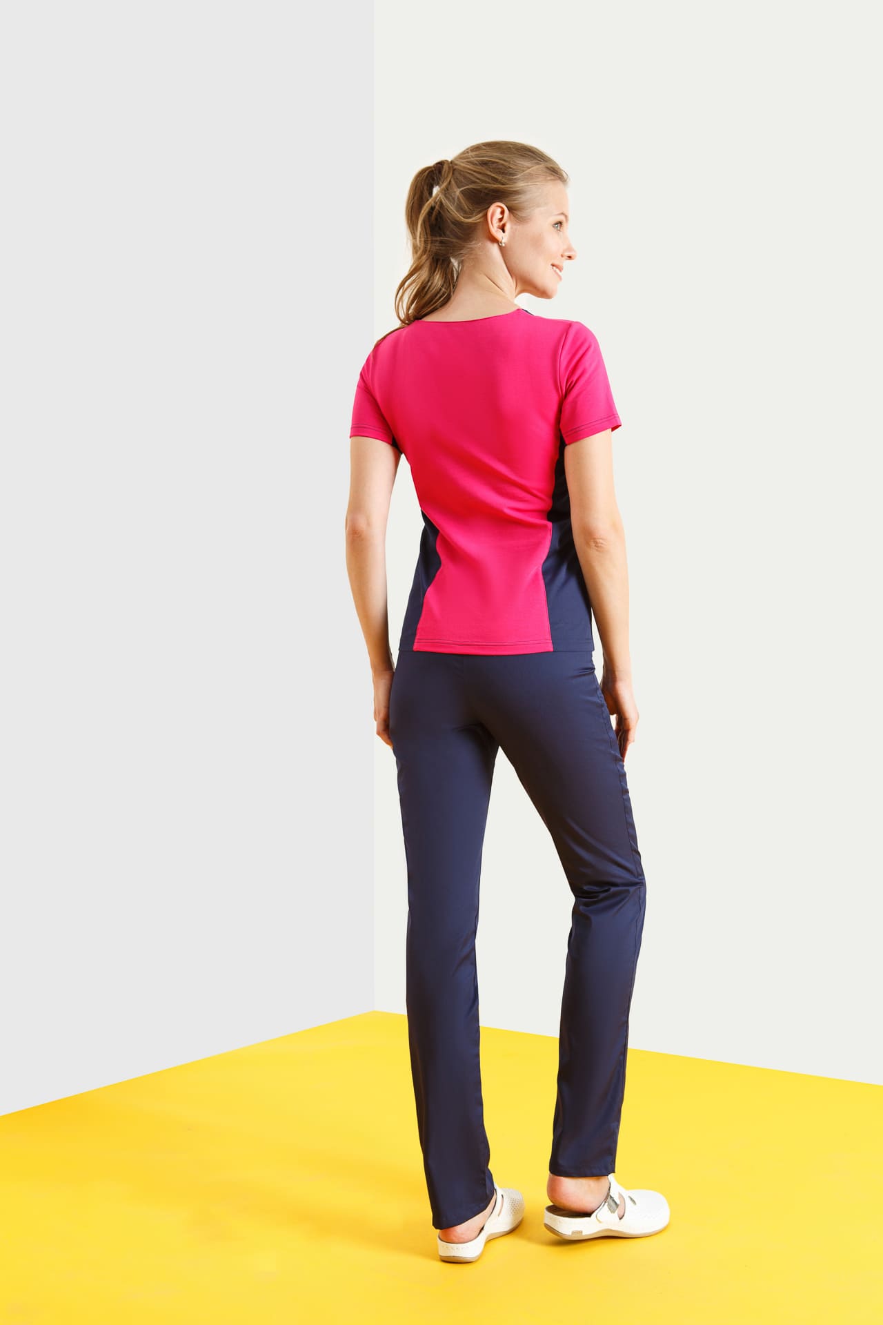 4958606 Костюм Шарм темно-синий с фуксией  Медицинская одежда размер 54 Спецодежда  - Вид №6