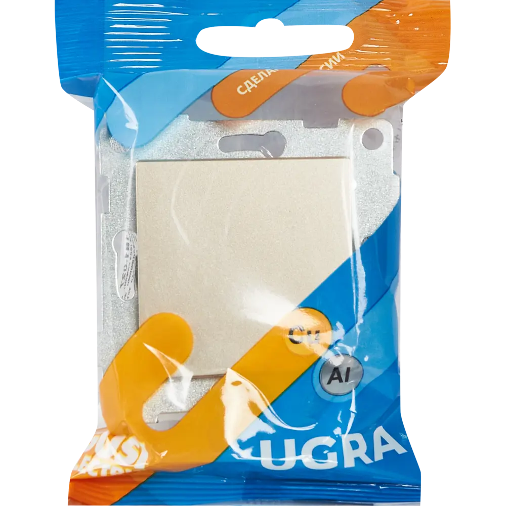 Выключатель встраиваемый Gusi Electric 1 клавиша цвет шампань Ugra STLM-2197553 - Вид №4