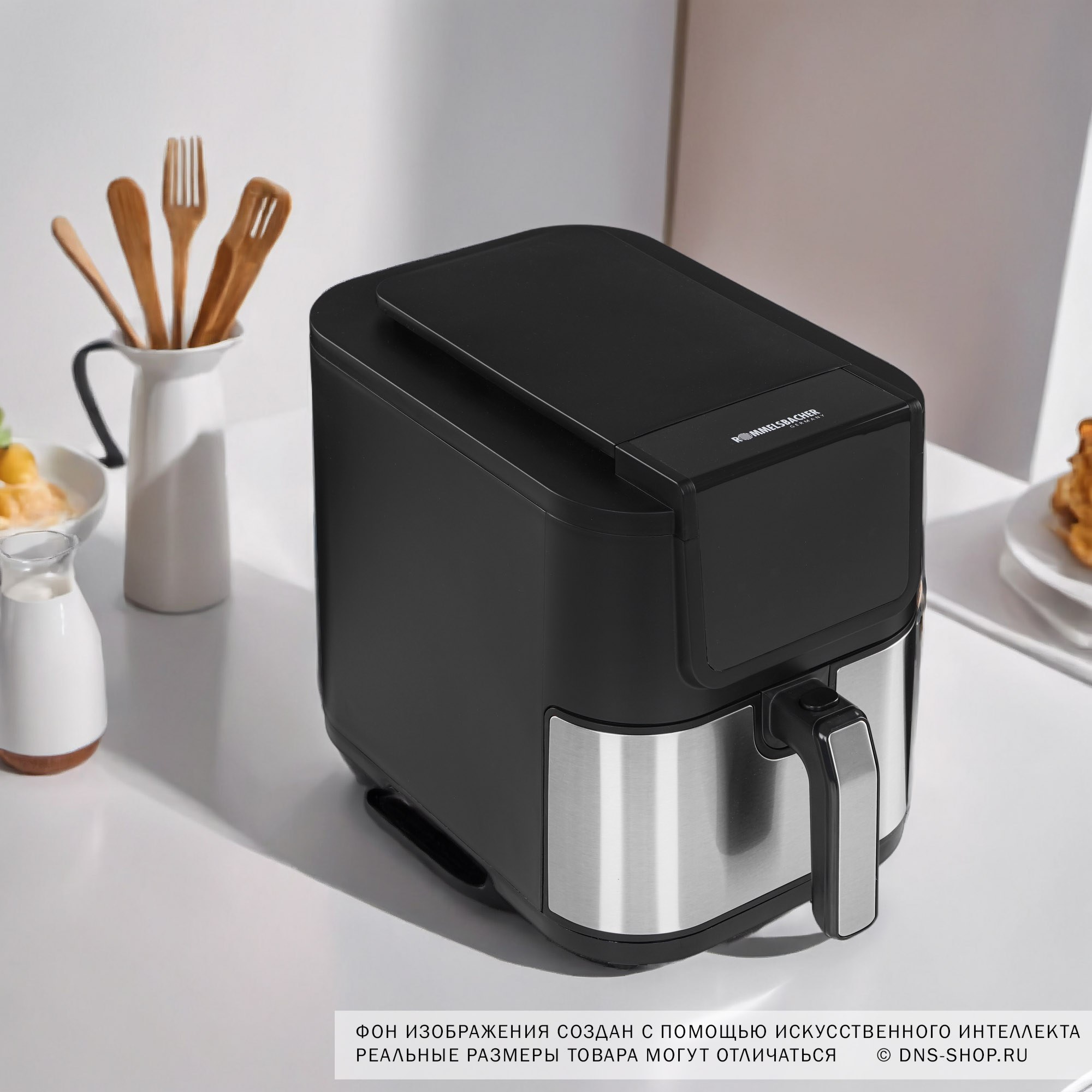 9168807 Аэрогриль Rommelsbacher FRH 1500 серебристый STDN-0012031 - Вид №9