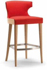 Tirolo Стул из массива дерева со спинкой и подставкой для ног Xie 053 sg