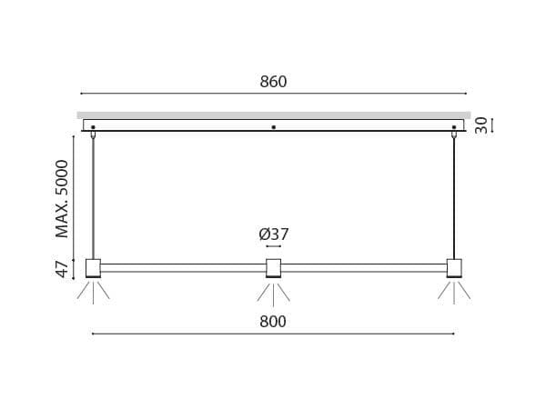 Латунный светодиодный подвесной светильник Arkoslight искусство ARCH-00028292 - Вид №11