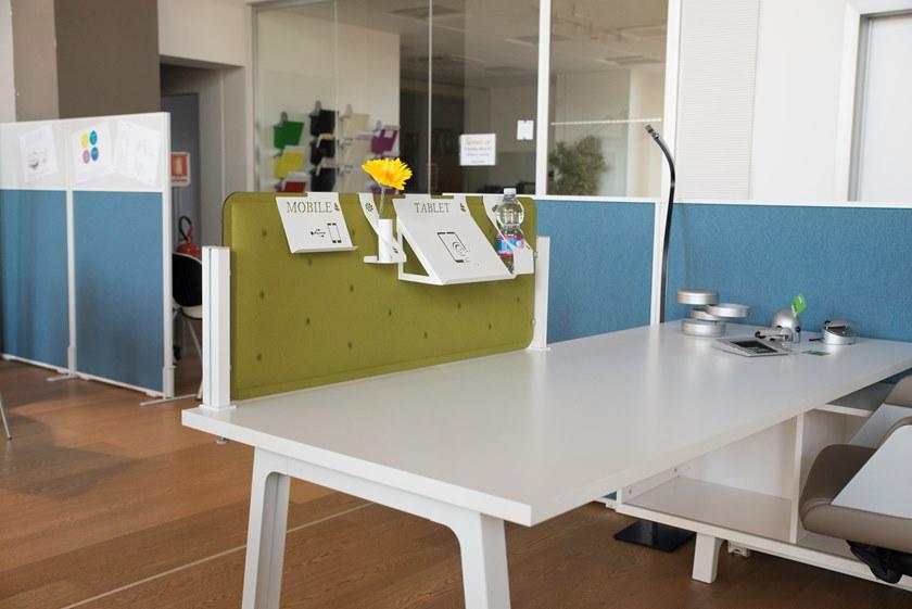 STUDIO T Звукопоглощающая перегородка из войлока Inuno Aidascrivania - Вид №1