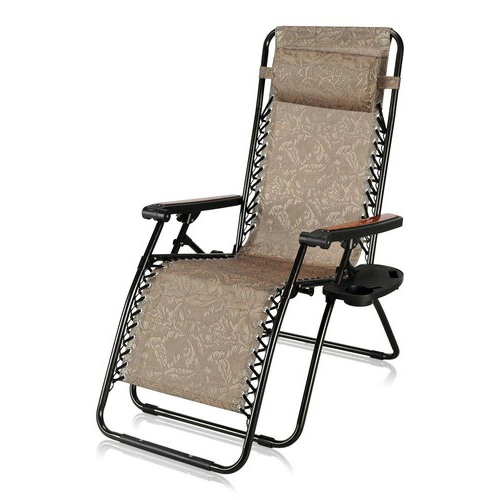 Кресло-шезлонг коричневое "Фея-Релакс 18B" AFINA  286089 Коричневый  - Вид №1