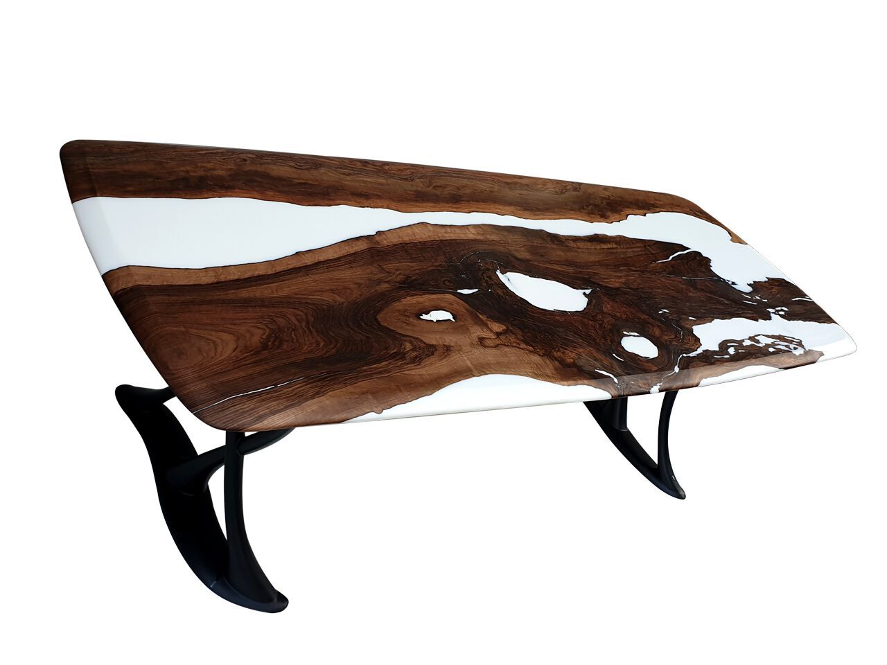 Прямоугольный стол из смолы и орехового дерева Legnor LEG2408798 ARCH-00132707 - Вид №3