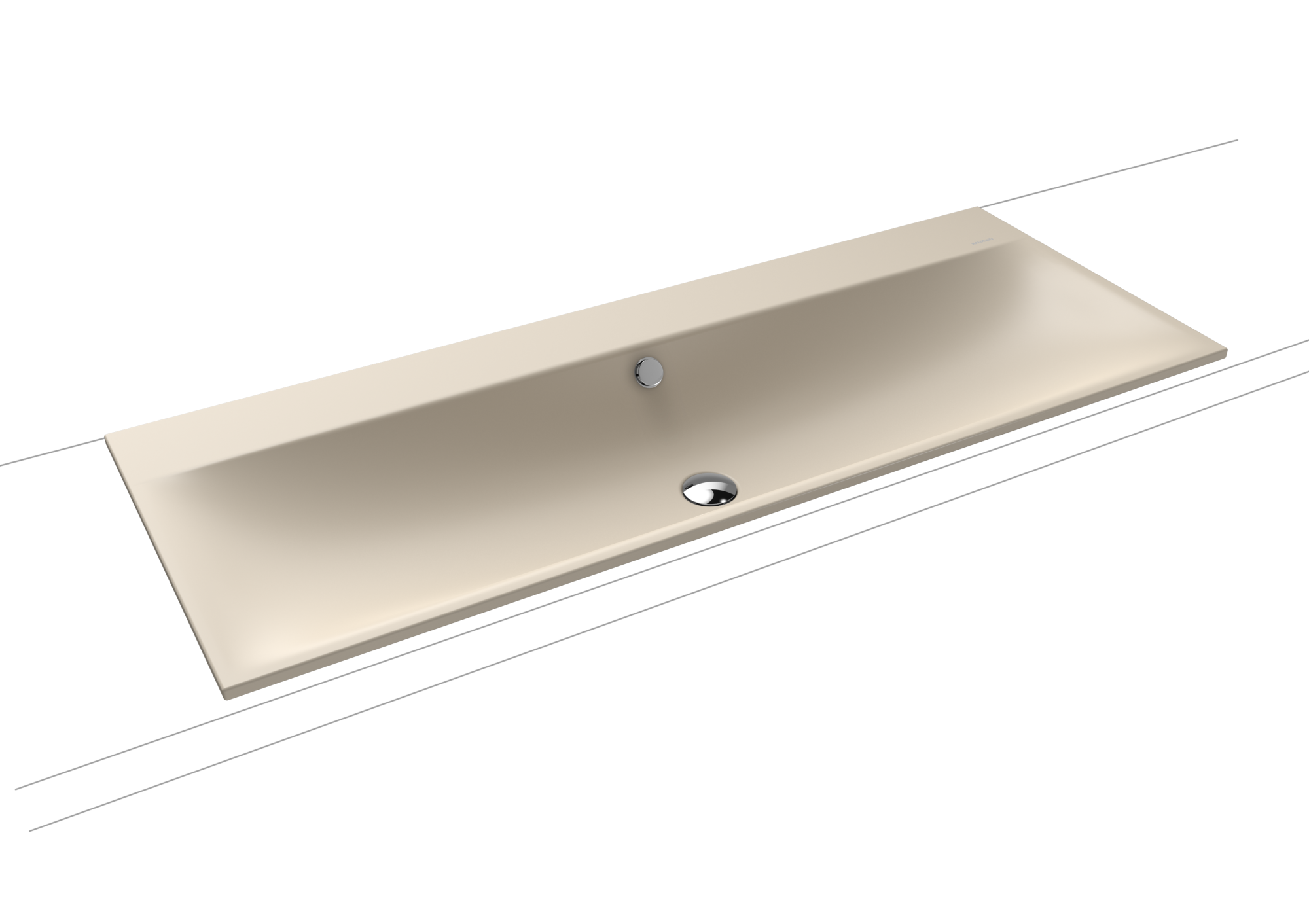 Умывальник KALDEWEI Сталь эмалированная 3039 443 теплый бежевый 20 30393319443