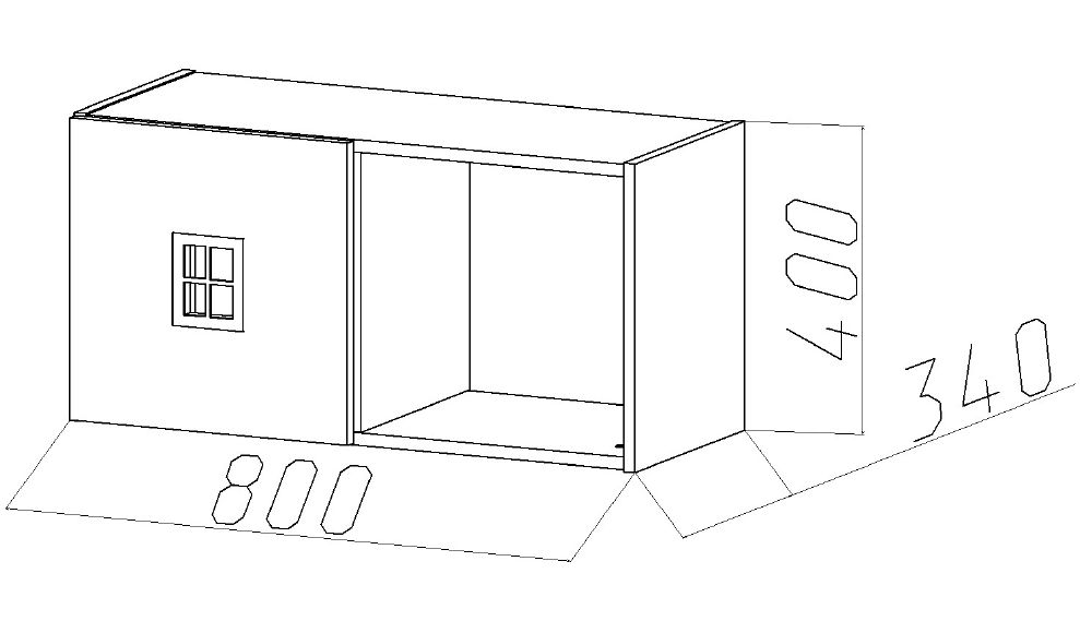 Полка детская горизонтальная "Амстердам-1" МАНДАРИН АМСТЕРДАМ 179552 Бежевый Santreyd  - Вид №3