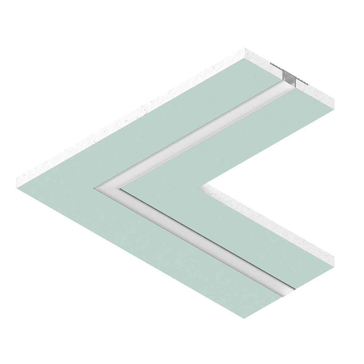 Встраиваемый профиль стены и потолка для гипсокартона Novalux Cartoon Light ARCH-00128457 - Вид №9