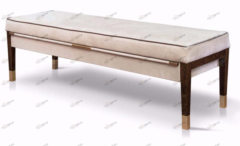 Turri Мягкая скамья из ткани Noir sun-id-1502922