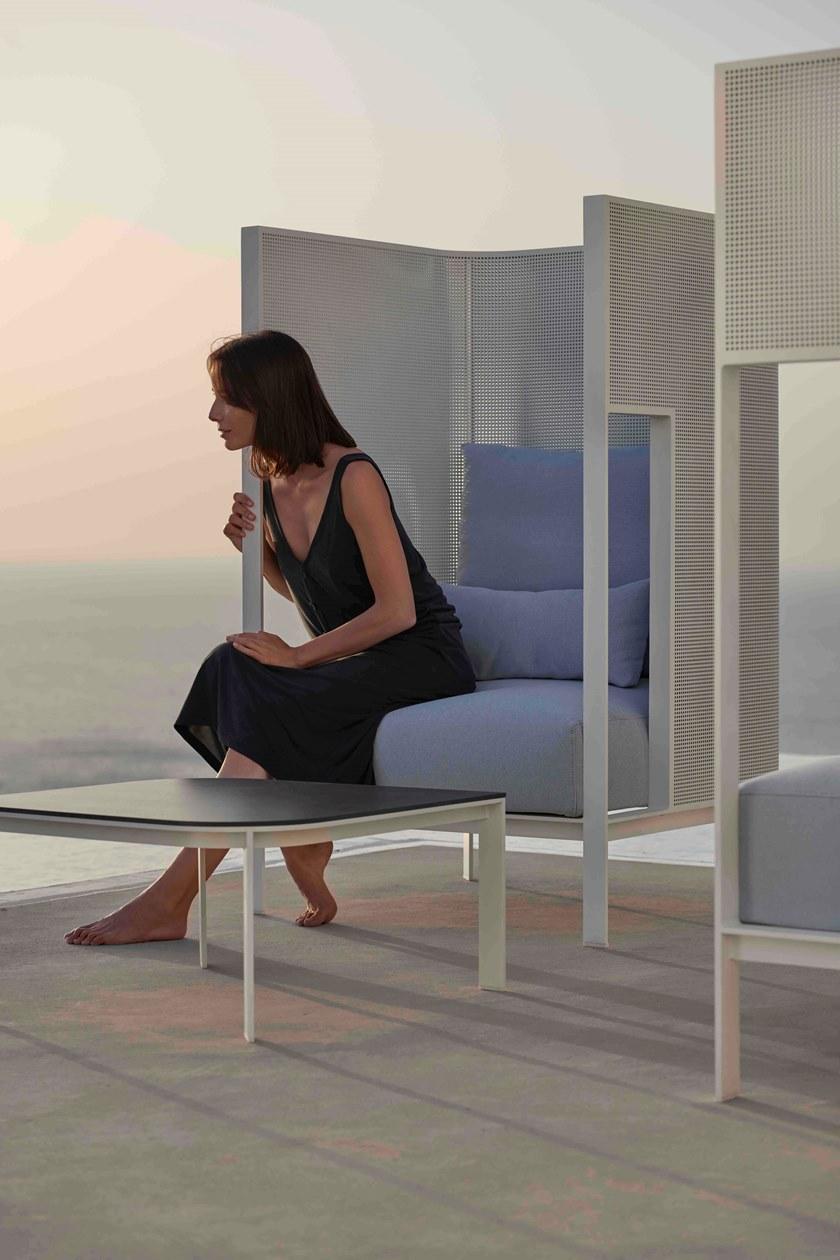 GANDIABLASCO Садовое кресло из ткани с высокой спинкой Solanas sun-id-1497109 - Вид №1