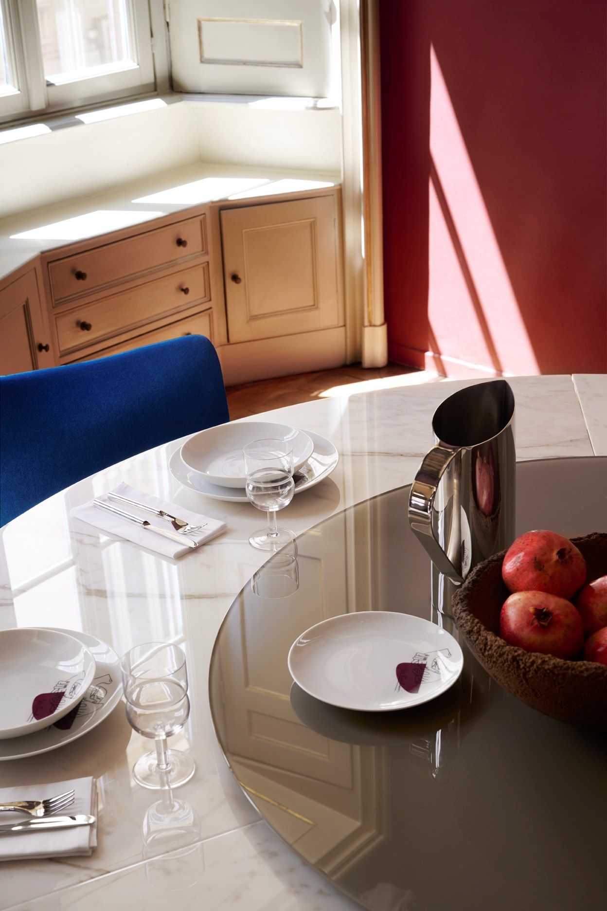 Набор из 2 фарфоровых тарелок CASSINA Gnr Service Prunier ARCH-00110292 - Вид №5