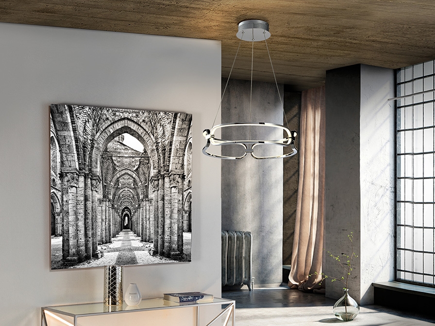 085592 Подвесной светильник Ø47 хром Schuller Colette