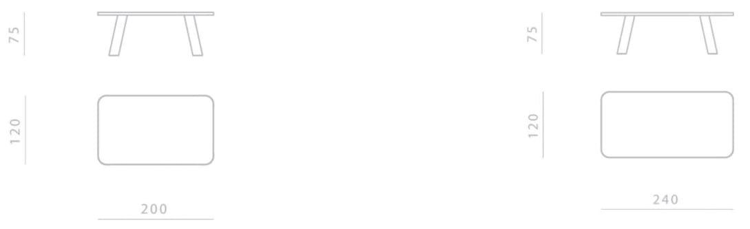 Прямоугольный мраморный стол Sahara Noir GHIDINI1961 Native ARCH-00118092 - Вид №3