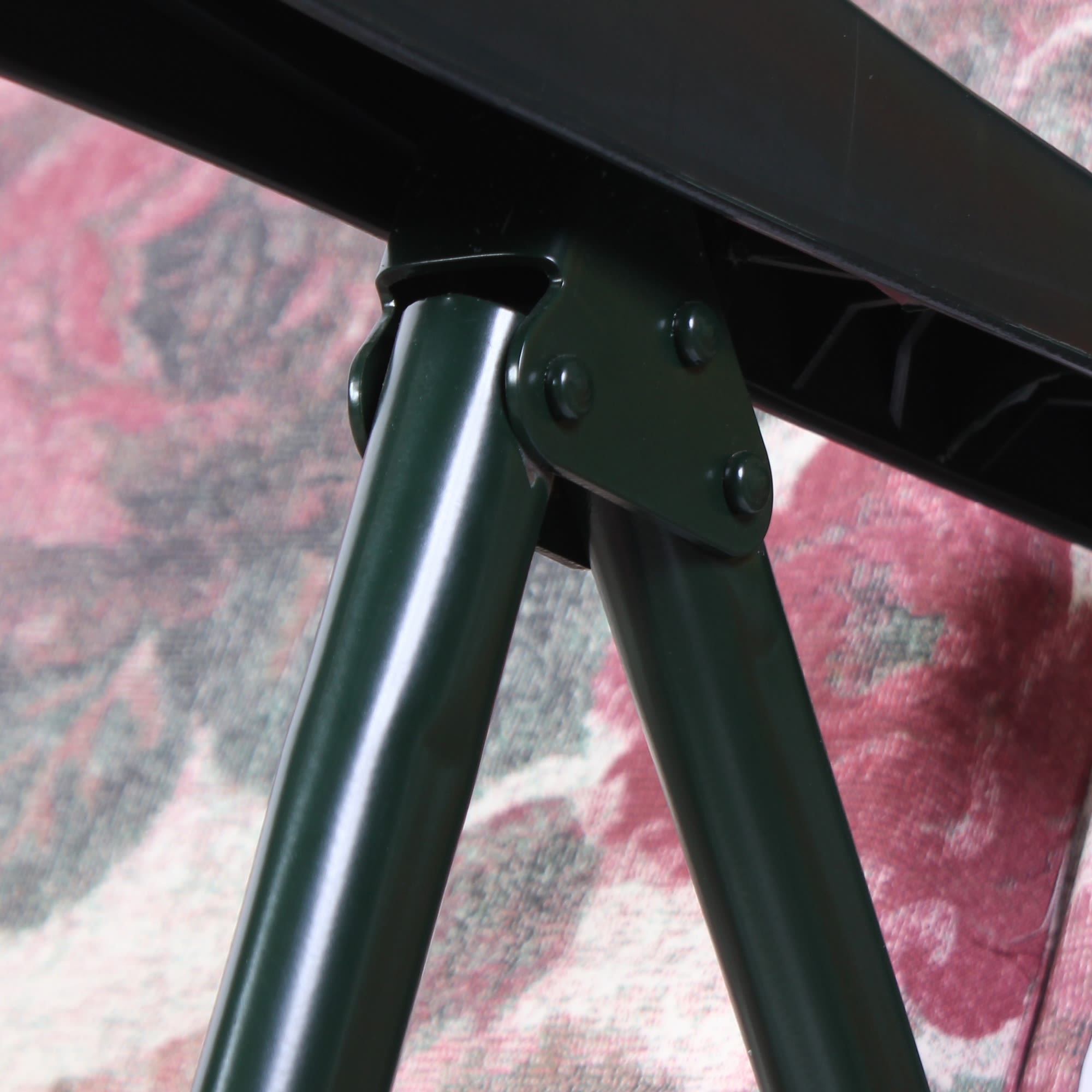 81956502 Кресло-шезлонг Турин 108x65x111 см металл розовый/ зеленый с принтом Santreyd  - Вид №3