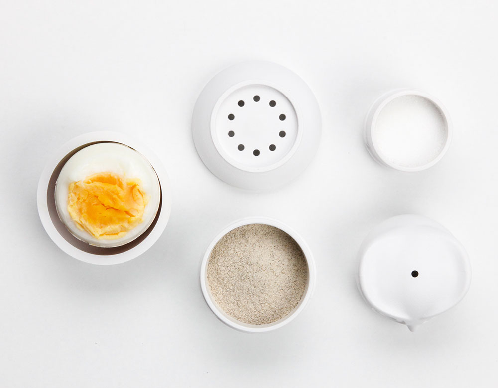 QL10236-WH Подставка для яйца Пластмассовая Qualy Таиланд  - Вид №2