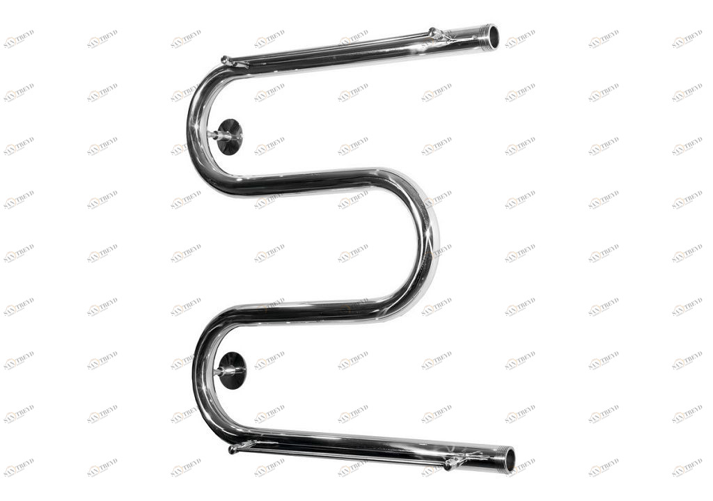 Полотенцесушитель водяной Aquanet М Серия-1" 600x500, с 2 полками 00234336