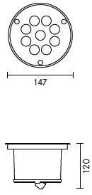 Cariboni group Настенный светодиодный стремянка Cristal led sun-id-1512916 - Вид №4