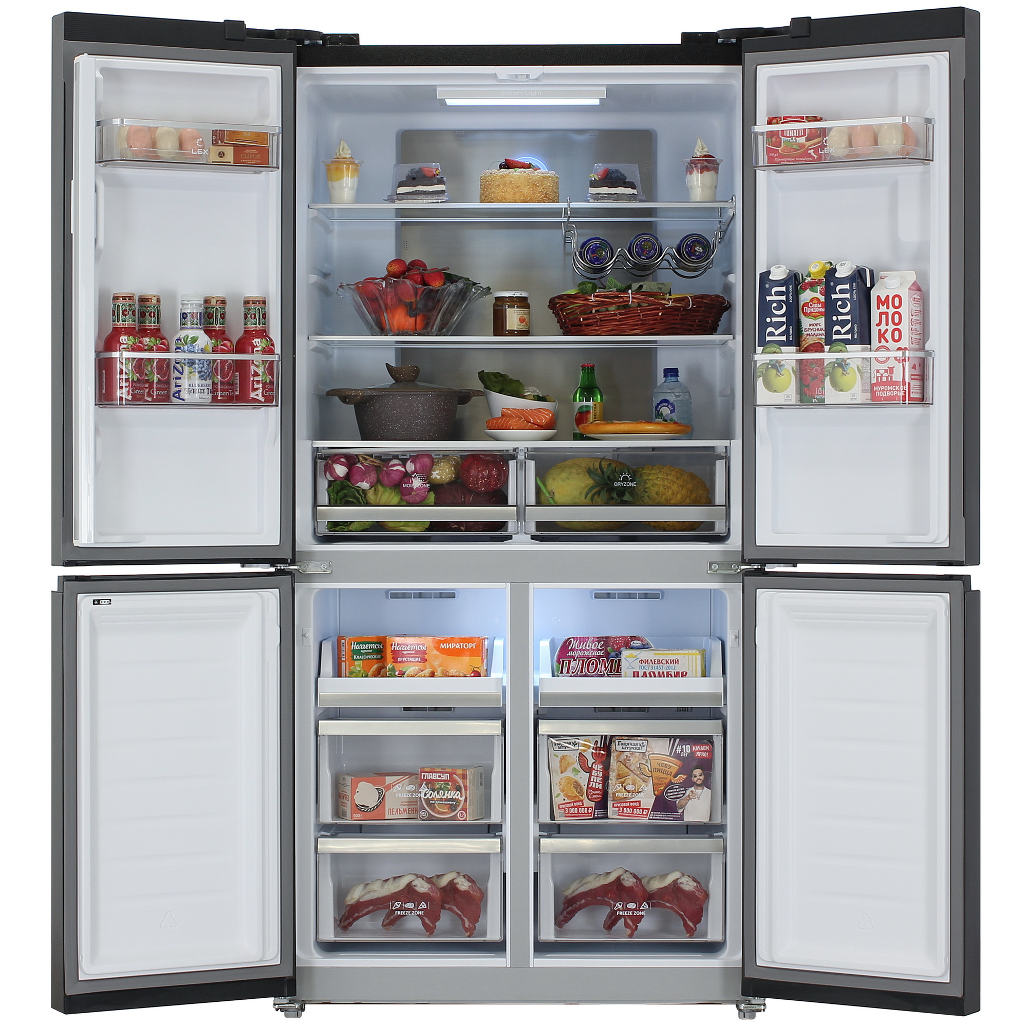 9009746 Холодильник многодверный   LEX LCD505BLID черный STDN-0151320 - Вид №5