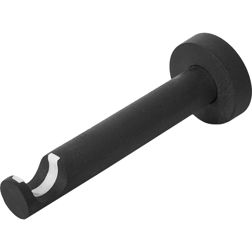 INSPIRE Однорядный держатель для карниза черный металлический 85186793 STLM-0827041