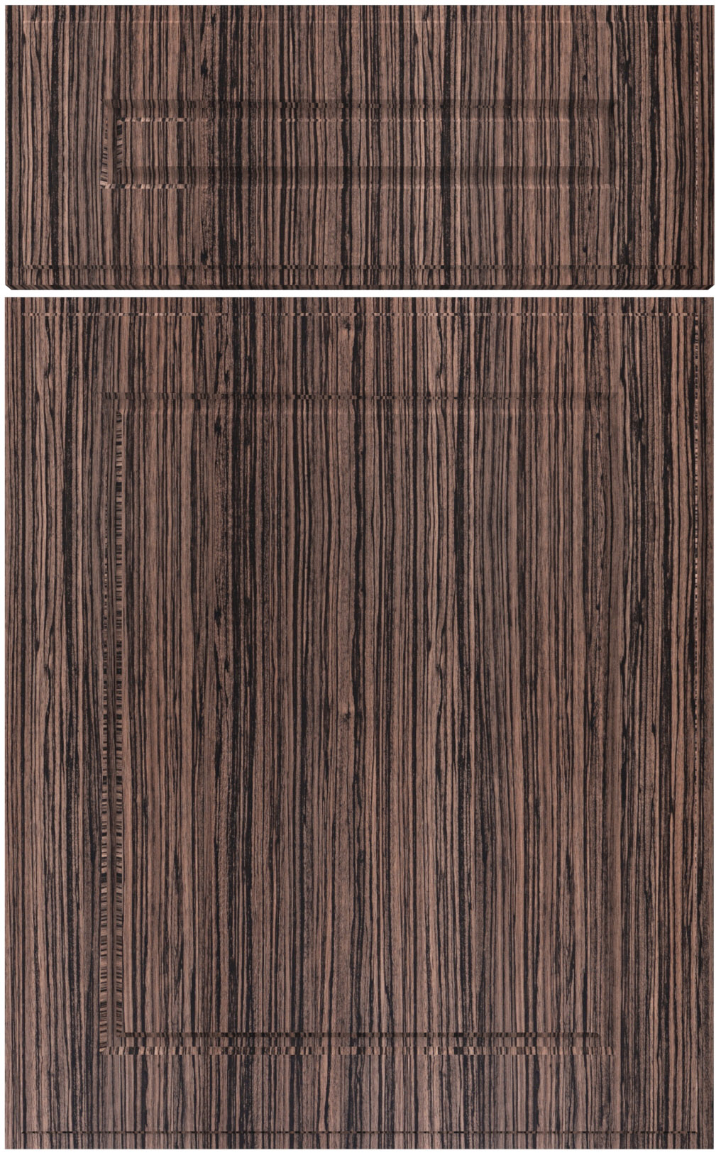 Фасады для кухни Классика Фрезеровка «Петергоф» Зебрано темное №119 SIDAK SIST3563-9854