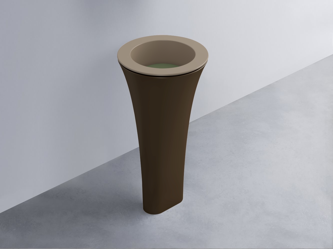 AMLA45-AN+AMPILT-AG+AMCOLT-CA Раковина Amedeo Tondo отдельностоящая cielo Enjoy + Amedeo Ceramica Cielo
