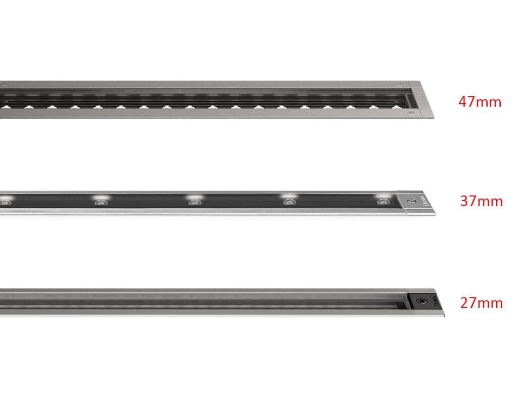 Алюминиевый и стеклянный линейный профиль освещения с системой RGB iGuzzini Linealuce ARCH-00089019 - Вид №9