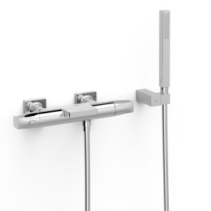 Настенный термостатический смеситель для ванны и душа-19017489 TRES