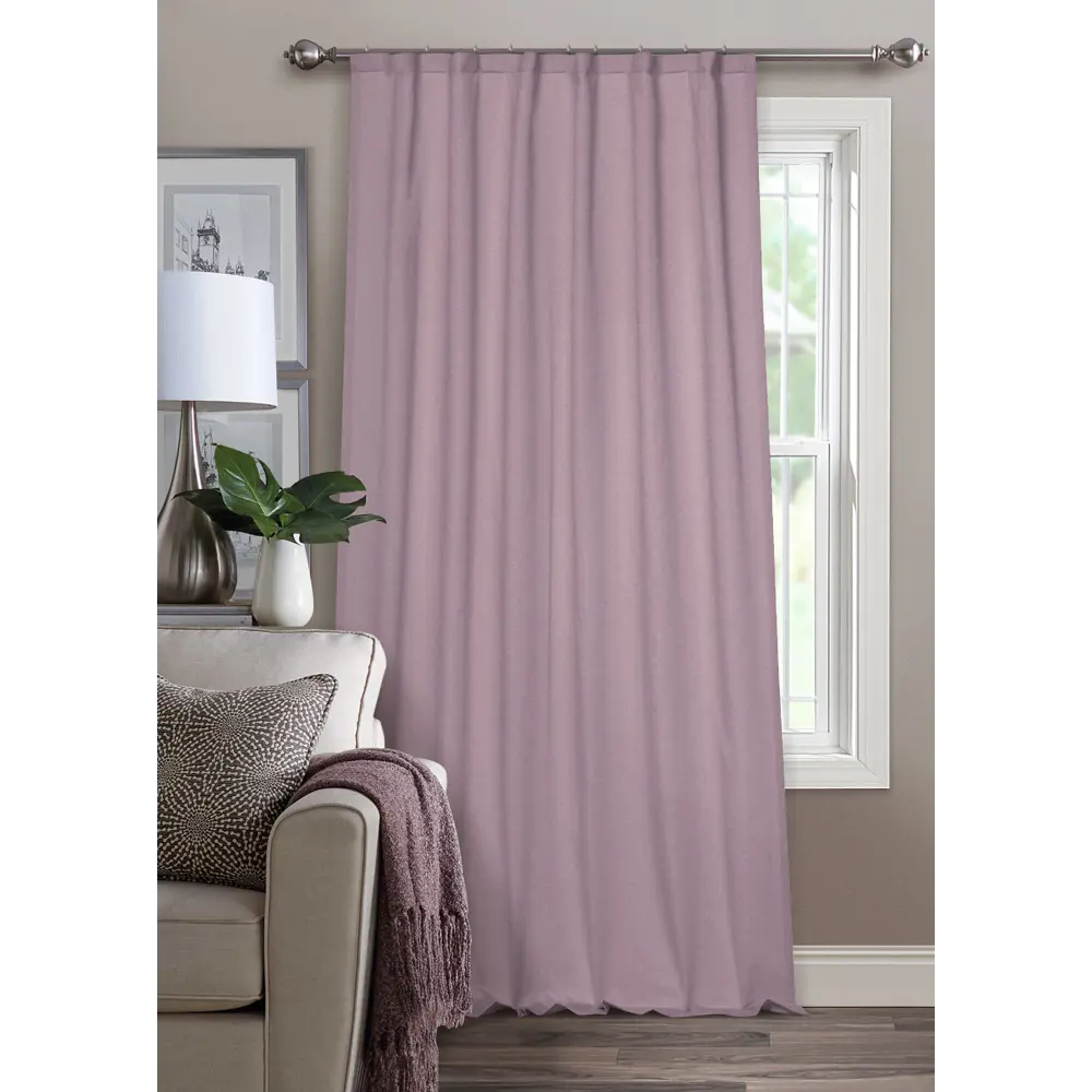 Ткань Santreyd Pharell для штор блэкаут фиолетовый 295 см 89254707 STLM-1525762 - Вид №3