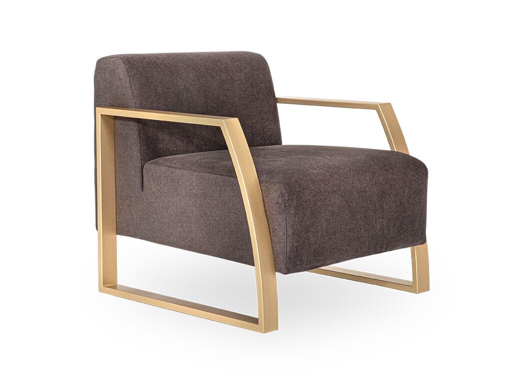 Тканевое кресло с подлокотниками NDESIGN Chocolate ARCH-00118155