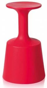 SLIDE Барный стул высокий из полиэтилена Drink