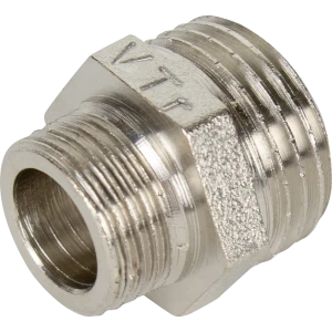 Ниппель переходной Valtec 1/2"х1/4", никелированная латунь VTr.580.N.0402 82164855 STLM-2180423