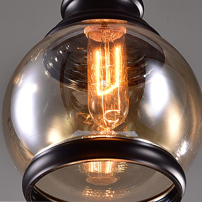 Светильник подвесной 23,5х16 см янтарный Delight Collection SD201823+amber DELIGHT COLLECTION ДИЗАЙНЕРСКИЕ 00-3882296 Золото;прозрачный  - Вид №2