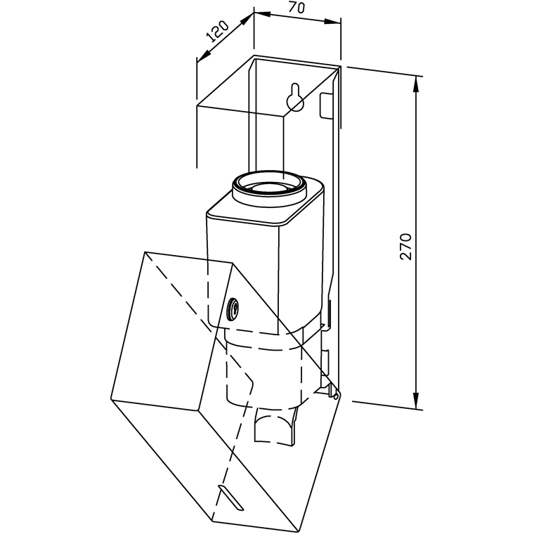 727303 Дозатор жидкого мыла WP101-1 WAGNER_EWAR A-LINE Wagner Ewar  - Вид №1